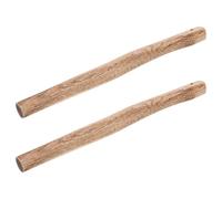 VANZACK Manico Ergonomico in Legno per Uso Agricolo 2 Pezzi, Riduce L'affaticamento della Mano, per Taglio di Vegetazione e Uso in Giardino All'aperto