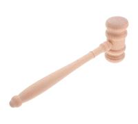 VANZACK Martelletto in Legno Beige per Giudici e Avvocati Forza d Impatto Elevata e Design Formale per Processi Penali e Amministrativi