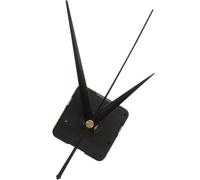 VANZACK Meccanismo di Movimento per Orologio da Parete Silenzioso in Plastica Lancette Nere Kit Semplice da Usare per Riparazione e Creazione Orologi