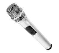 VANZACK Microfono Finto in Abs Realistica Oggetto di Scena per Gioco di Ruolo Festa Teatro Creativo e Durevole