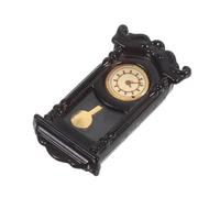 VANZACK Miniature Dollhouse Wall Clock Retro Vintage Roman Style Pendulum Decoration For Tiny Home Scene Collectors And Mini Furniture Accessories