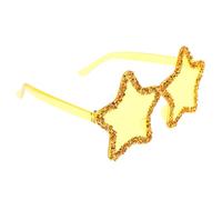 VANZACK occhiali da sole pentagramma la festa di halloween favorisce gli occhiali favore della festa delle stelle occhiali per il dell'indipendenza occhiali da dito strass Giallo