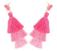 VANZACK Orecchini Pendenti Nappe Boho Orecchini Frange Etniche Cascata Per Donne e Ragazze Accessori Per Alla Moda