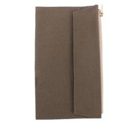 VANZACK Organizer da Viaggio Cerniera Custodia Protettiva per Diario Tascabile Verde Oliva Copertina per Quaderno Portatile Multifunzione per Viaggi Lavoro e Spostamenti Quotidiani