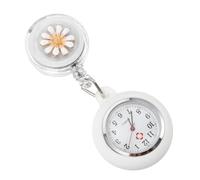 VANZACK Orologio All'acqua Quadrante Chiaro Lega e Resistente Bianca da Clip in Settimana Dell'infermiere la Infermiera per Donne Paramedici Durante