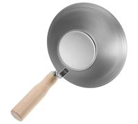 VANZACK Paletta per Fango con Manico in Legno, Vaschetta per Intonaco e Cartongesso, Secchio da Costruzione Resistente per Raschiatura e Trasferimento Materiali Edilizia