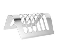 VANZACK Porta Pane in Acciaio Resistente per Uso Quotidiano Supporto per Fette di Toast con Scomparti Indipendenti Organizer da Cucina Compatto Rack Riutilizzabile per Pane Affettato