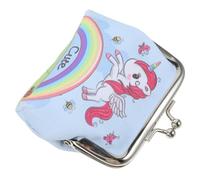 VANZACK Porta Piccola Borsa Da Toilette Da Donna Piccola Custodia Borsetta Unicorno Peluche Piccole Borse Da Donna Borse Mini Borsa Signora Portafoglio Mini Fanny Metallo