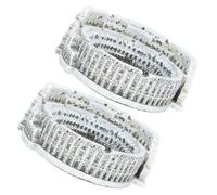 VANZACK Posacenere Colosseo Romano in Cemento 2 Pezzi Miniatura Scultura Romana Vintage Stile Nordico Decorazione da Tavolo per Casa e Ufficio