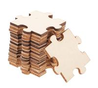VANZACK Puzzle in Legno Grezzo 100 Pezzi per Bambini, Kit Artigianale Fai da Te per Pittura e Decorazioni Creative, Stimola Immaginazione e Abilità Manuali