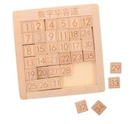 VANZACK Puzzle Scorrevole Numerico in Legno Huarongdao Gioco Logico Educativo per Rompicapo Mentale per Sviluppo Cognitivo Stimola Ragionamento e Memoria