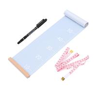 VANZACK Righello da Appendere al Muro per Misurare L'altezza dei Ragazzo Ragazza, Righello di Crescita in Tela Metro e Pennarello, per Asilo e Cameretta Ragazzo Ragazza, Facile