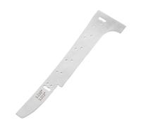 VANZACK Righello di Precisione in Metallo Argentato per Liutai Strumenti per Misurazione di Ponti e Sellette per Chitarre e Violini Accessori Essenziali per Costruttori di Strumenti e Hobb