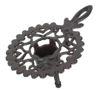 VANZACK Scaldavivande in Ghisa Stile Giapponese per Teiera Riscaldatore per Tè con Supporto Tealight Base Antiscivolo e Resistente per Conservare Caldo e Decorare Casa