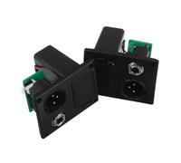 VANZACK Scatola della Batteria Attiva 9v per Pickup Basso Copertura Coperchio Vano Batteria, 2 Pezzi, Plastico e Metallo, Protezione Completa e Leggera per Performance