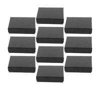 VANZACK Scatola Portaorologi da Tasca in Cartone Nera Set da 10 Pezzi Organizer Leggero e Portatile per Collezione e Viaggio Custodia Protettiva Quadrata Multiuso per Uomo e Donna