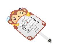 VANZACK Scheda Didattica Musicale Forma Scimmia Portatile per Ragazzo Ragazza Principianti, Tavola Pratica Teoria Musicale Pentagramma, Strumento Insegnamento Ritmo e Notazione per Scuola