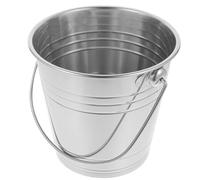 VANZACK Secchiello per Ghiaccio in Acciaio Inossidabile Spesso 3000Ml Manico Contenitore Portabottiglie per Birra e Vino Secchiello Piccolo per Picnic e Feste