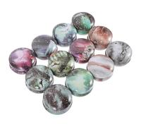 VANZACK Set 12 Barattoli in Latta Rotondi Coperchio Ermetico per Candele Fai da Te, Contenitori Resistenti per Candele Profumate e Piccoli Oggetti, Adatti per Uso Domestico Stile Casuale