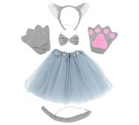 VANZACK Set Costume Per - 5 Con Orecchie - Tutù e Per Cosplay