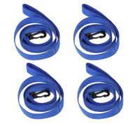 VANZACK Set da 4 Guinzagli Staccabili per Piccoli, Corda da Passeggio Regolabile con Ganci, Sicurezza per Età Prescolare, Accessorio Pratico per Passeggiate All’aperto