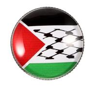 VANZACK Spilla Bandiera Palestinese in Metallo Per Bavero Da Uomo, Spilla Decorativa Versatile Per Vestiti e Accessori, Simbolo Di Sostegno e Affetto, Design Unico e Resistente Per Uso Prolungato