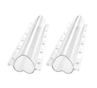 VANZACK Stampi per Modellare Verdura a Forma di Cuore 2 Pezzi, Formatori di Cetrioli e Frutta per Orto e Giardino, Resistenti a Sole e Pioggia per Coltivazione all’Aperto