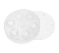 VANZACK Stampo Silicone per Cubetti di Ghiaccio Forma di Dado Cavità Riutilizzabile per Whisky Cocktail e Dolci Vaschetta Ghiaccio Freezer per Amanti Giochi da Tavolo