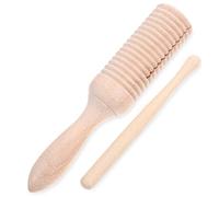 VANZACK Strumento Musicale in Legno Guiro Percussione per Educativo per Sviluppo Ritmo e Intelligenza Adatto e Ragazzo Design Attraente e Facile da Usare