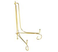 VANZACK Supporto in Metallo Curvo Porta Orologio da Tavolo Espositore Desktop per Piatti da Collezione Decorazione Contemporanea per Casa Ufficio e Dormitorio