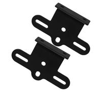 VANZACK Supporto Staffa Fissa in Lega di Alluminio per Riflettore Posteriore Bicicletta Mountain Bike, Kit 2 Pezzi Morsetto, Fissaggio Sicuro per Portapacchi Bici, visibilità Migliorata