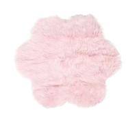 VANZACK Tappeto Soffice Forma di Petalo Rosa Morbido e Isolante per Camera da Letto come Tappeto Accanto al Letto per Protezione dal Freddo Invernale