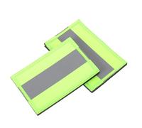 VANZACK Toppe Verde Sicurezza 4 Pezzi Riflettenti Autoadesive