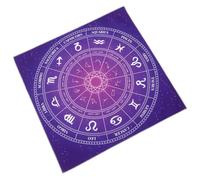 VANZACK Tovaglia Astrologica Sole Altare Divinazione Mandala Zodiaco Tovaglia Tarocchi di Tabella Desktop Panno Resistente