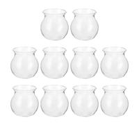VANZACK Vaso Di Giacinto 10 Pezzi - Piccolo Vaso Di Trasparente Per Bulbo Di Giacinto - Decorativo Per Germoglio E Fiori - Decorazione Domestica E Soggiorno