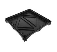 VANZACK Vassoio e Pulizia Senza Sforzo Quadrato in Plastica Nero di Drenaggio Design Compatto per Contenitori da Giardino e Orto Adatto per Vasi da Esterno