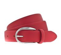 Vanzetti 30mm Cambered Leather Belt W75 Red
