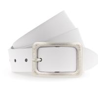 Vanzetti 35mm Full Leather Belt W85 White