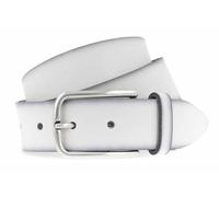 Vanzetti 35mm Full Leather Belt W85 White