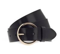 Vanzetti 35mm Full Leather Belt W90 Black