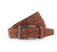 Vanzetti 35mm Full Leather Belt W90 Cognac