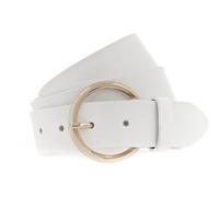 Vanzetti 35mm Full Leather Belt W90 White
