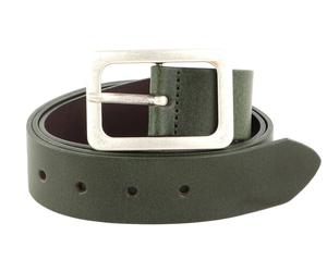 Vanzetti 35mm Full Leather Belt W95 Olive