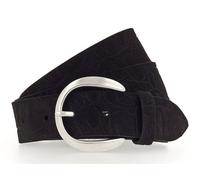 Vanzetti 35mm Velour Leather Belt W100 Black