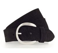 Vanzetti 35mm Velour Leather Belt W90 Black