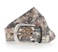 Vanzetti Animal Scouting 35mm Leather Belt W90 Gold Metallic/Multicolor