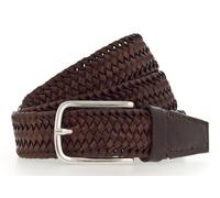 Vanzetti Braided Men's Belt 35 mm W115 Dark Brown