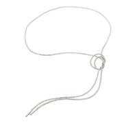 Vanzetti cintura in vita Cord Belt W110 Silver Shiny