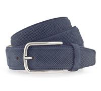 Vanzetti cintura Leather Belt W90 Navy