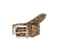 VANZETTI Cintura marrone / marrone chiaro / argento Donna - PROMO - Accessori - Cinture - Cinture in pelle VANZETTI 80